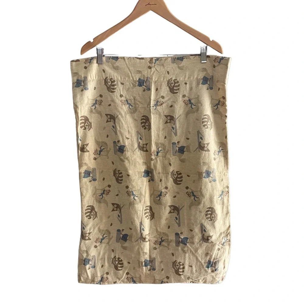 🤑10/$100 Cannon Wild squirrel owl raccoon fox standard flannel pillow case